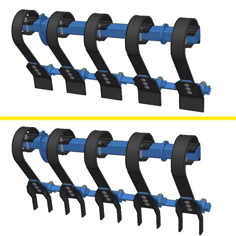 NorAn X-Press hengerek CrossBoard simítót felszerelhetjük hajlított 150 mm széles egyenes profilú simítótagokkal
