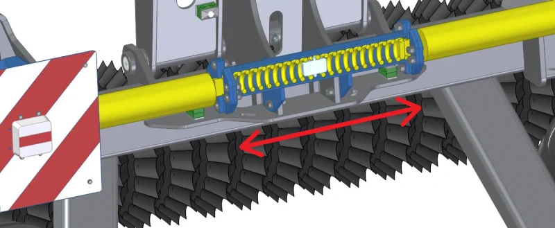 X-Press System súlykiegyenlítő rendszer rugós tag működése